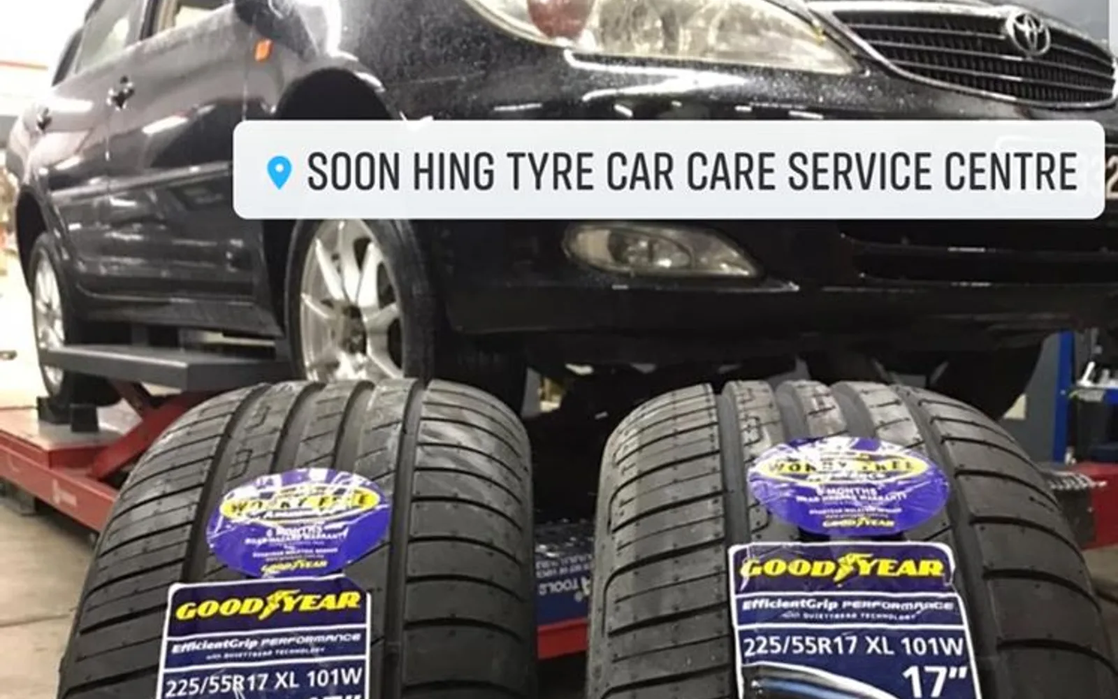 Tyre fitting & repair at Soon Hing Tyre Car Care Service Centre