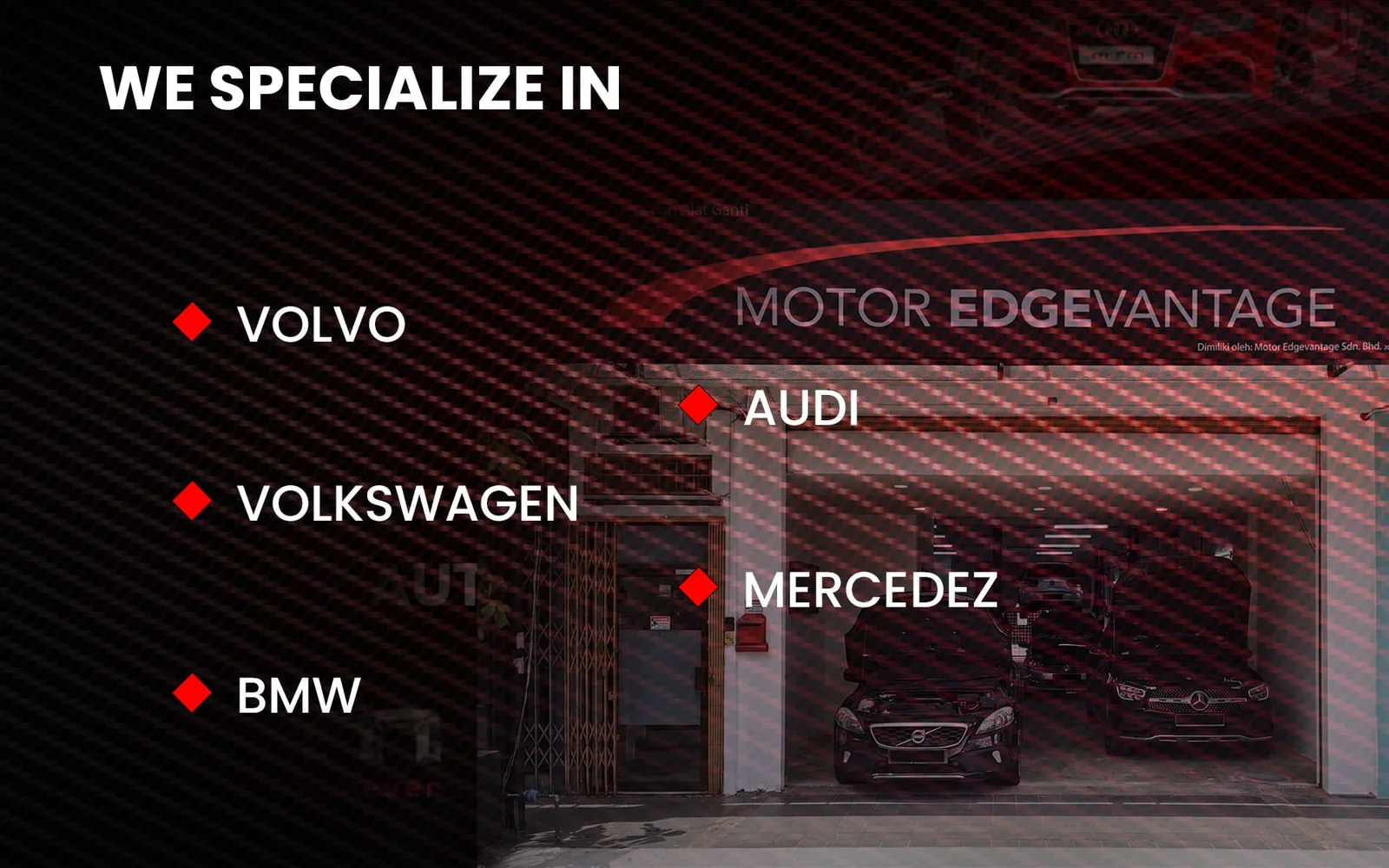 European car repair at Motor Edgevantage